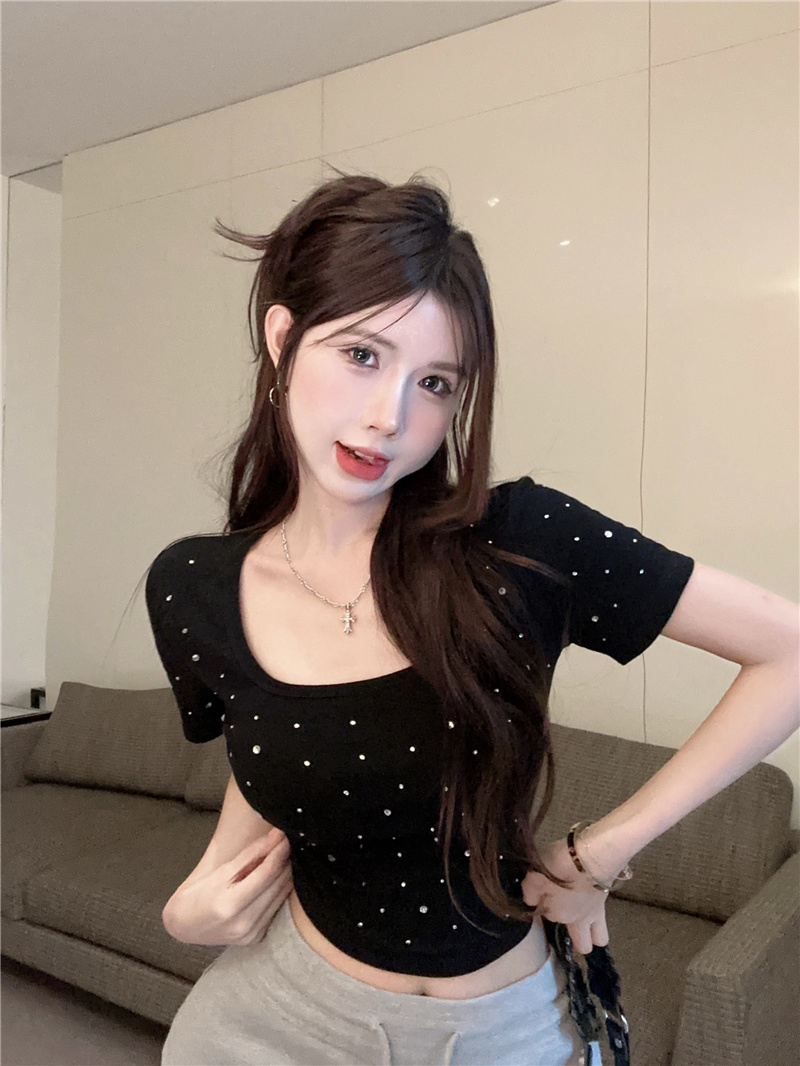 Camiseta Sexy de Manga Corta p - T Shirt Tight Fit reseña y precio
