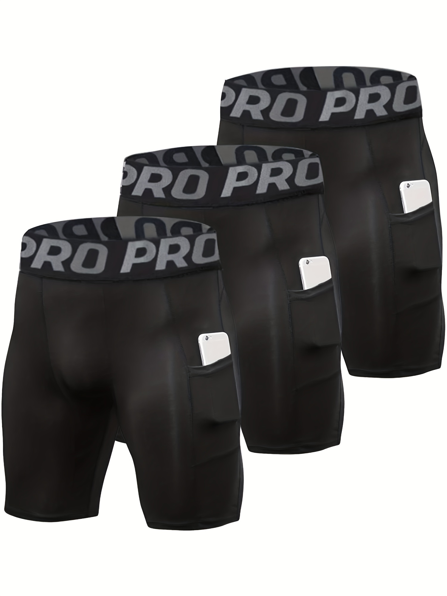 Paquete de 3 pantalones cortos - Compression Shorts Athletes reseña y precio